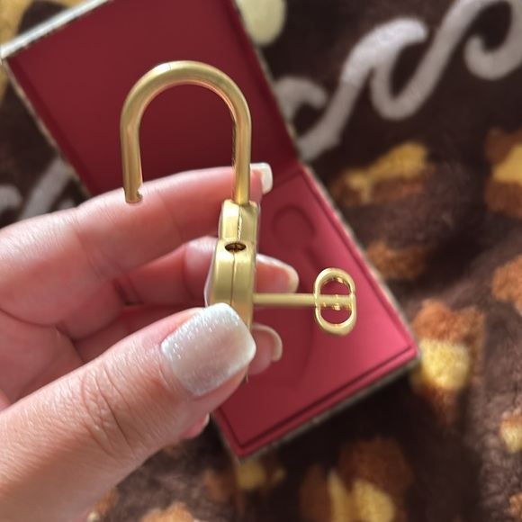 NEW IN BOX Dior Gold Heart Lock & Key Set - Picture 7 of 7